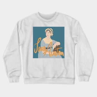 Jane Austen portrait Crewneck Sweatshirt